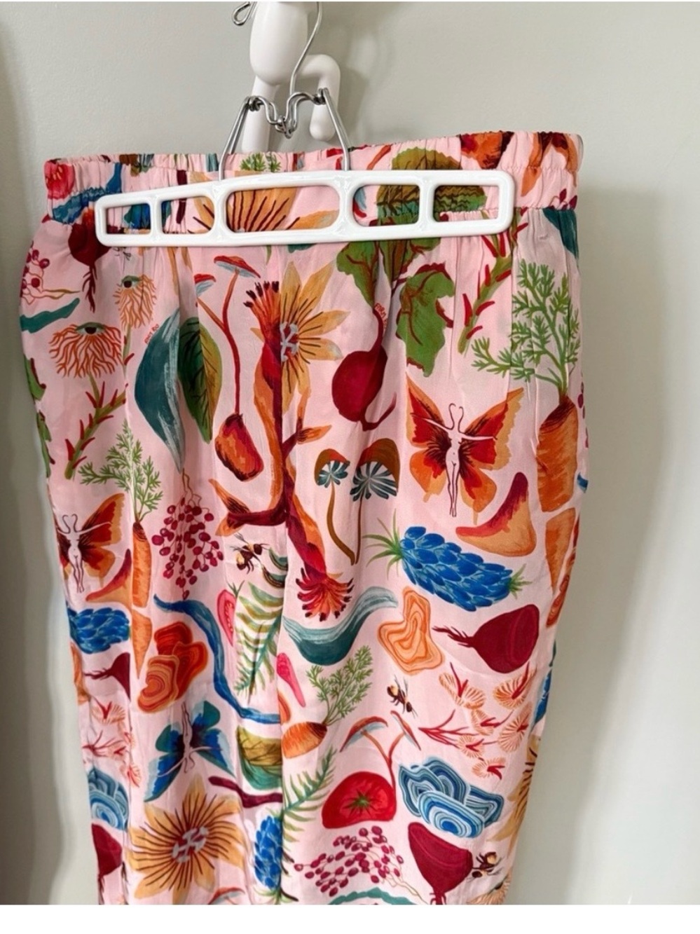 FARM Rio Multicolor FLORAL Tropical Print Wide-Leg Trouser - Picture 3 of 7